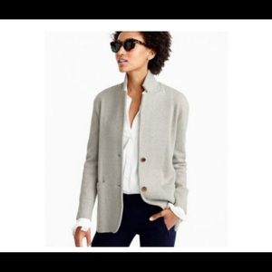 J.Crew Factory Sweater Blazer/Jacket- Gray